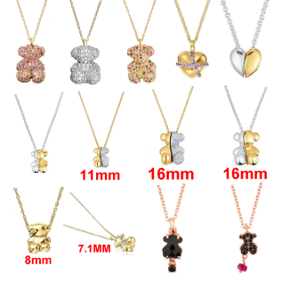 Rose Gold Real Diamond Layered Necklace | Multi-Strand Stackable Necklace | Trendy Layering Fine Jewelry for Women